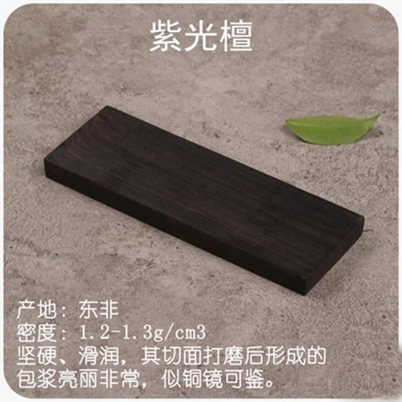 1piece DIY knife handle material Various kinds of wood for handicraft materials 120x40x10mm