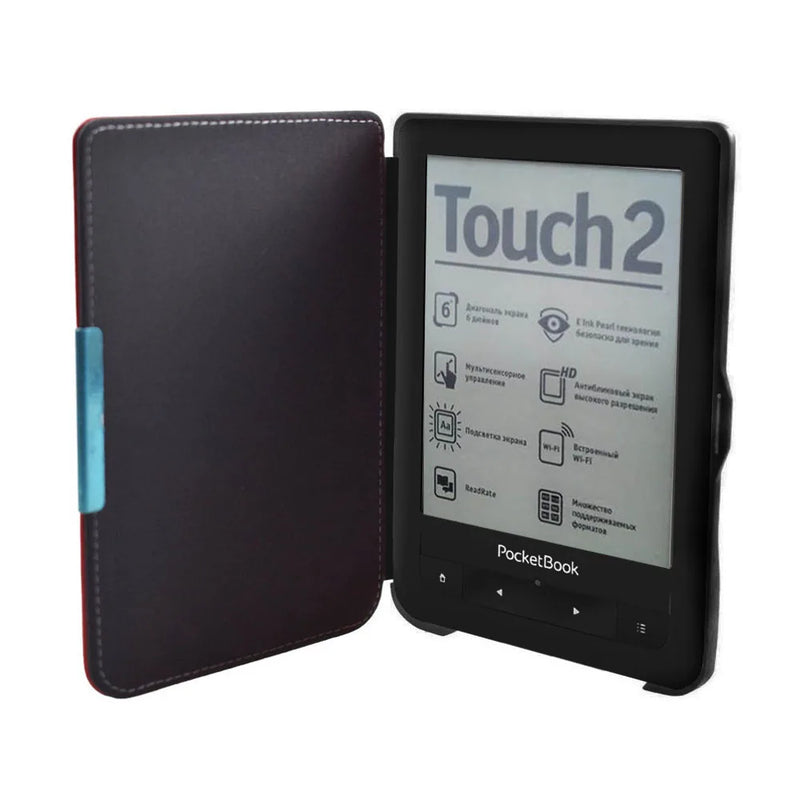 PB 622 623 Advanced pu leather Cover Case for Pocketbook 622 623 Touch 1 2 eReader Flip folio book Cover magnet closured Case