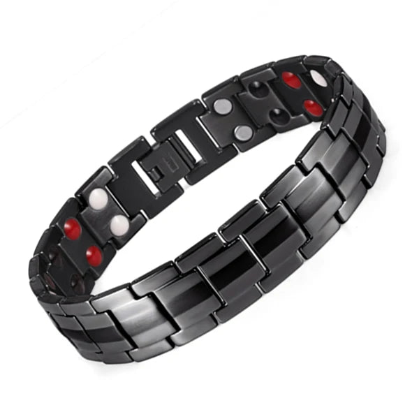 WelMag Modeschmuck Healing FIR Magnetische Armbänder Titan Bio Energie Armband Für Männer Blutdruck Zubehör Armband