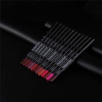 12 stc. professional Lip Liner Waterproof Wasserfest nude Lip Liner Set 12 Stück