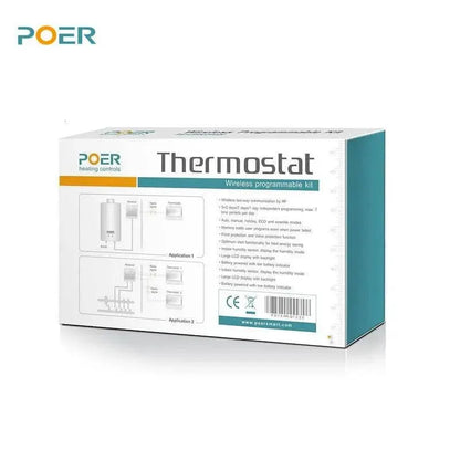 POER Wireless Wifi heating thermostat smart Thermoregulator digital temperature controller for gas boiler warm floor with Alexa - Property & Safety Tradings