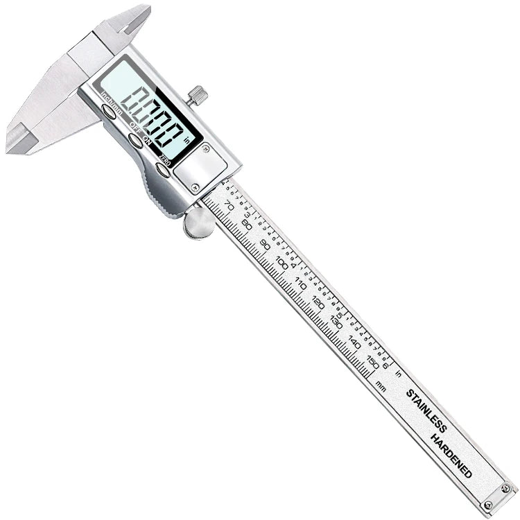 TON09 6-Inch 150mm Stainless Steel Electronic Digital Vernier Caliper Metal Micrometer Measuring