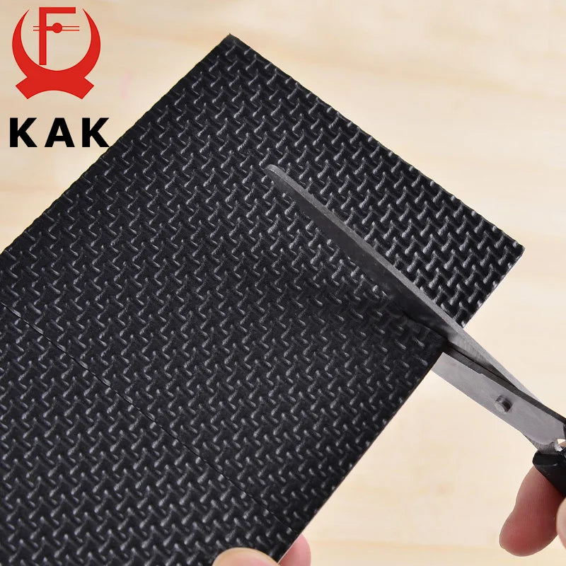 KAK 1-24PCS Self Adhesive Möbel Bein Füße Teppich Filz Pads Anti Slip Matte Stoßstange Dämpfer Für Stuhl tabelle Protector Hardware