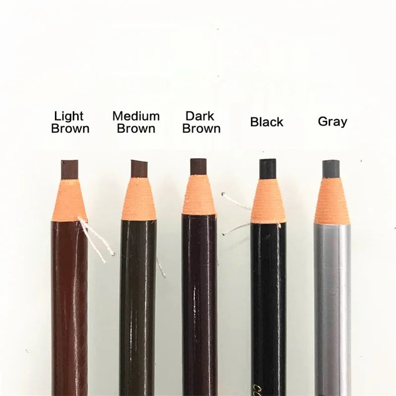 5 Stück Augenbrauen Stift wasserfest Eye brow pencil different colour