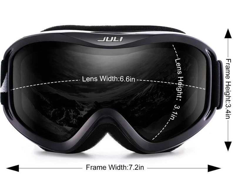 MAXJULI Brand Professional Ski Goggles Double Layers Lens Anti-fog UV400 Ski Glasses Skiing Men Women Snow Goggles - Property & Safety Tradings