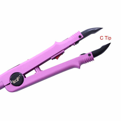 1pc JR-611 A/B/C tip Constant Heat Iron Hair Connectors Hair Extensions Tools  Fusion Iron Wand Iron Melting Tool+EU outlet - Property & Safety Tradings