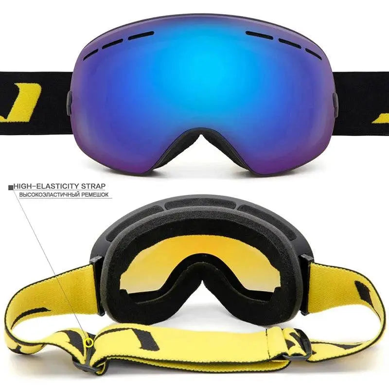 Ski Goggles,Winter Snow Sports Goggles with Anti-fog UV Protection for Men Women Youth Interchangeable Lens - Premium Goggles - Property & Safety Tradings