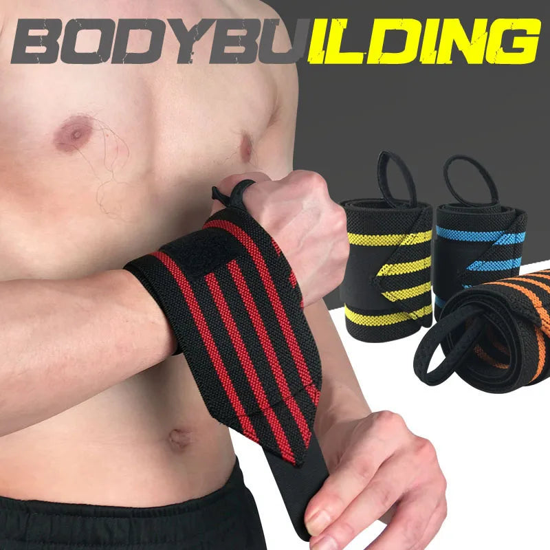 1PCS Weight Lifting Wristband Gym Training Wrist Straps Wraps Sport Safety Wrist Support Wrist Brace Fitness Bandage - PST PS Tradings