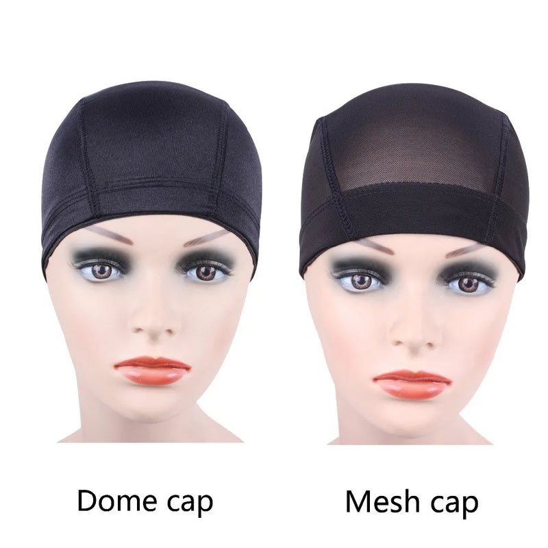 5 Pcs/lots Dome Caps Mesh Caps Wig Caps for Making Wigs Weaving Caps Hair Nets Elastic Nylon Breathable Mesh Hairnets - PST PS Tradings