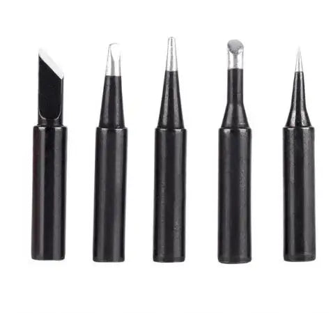 JCD 5pcs New Lead Free Soldering Iron Tips Replacement  For Soldering Repair Station and soldering iron kit