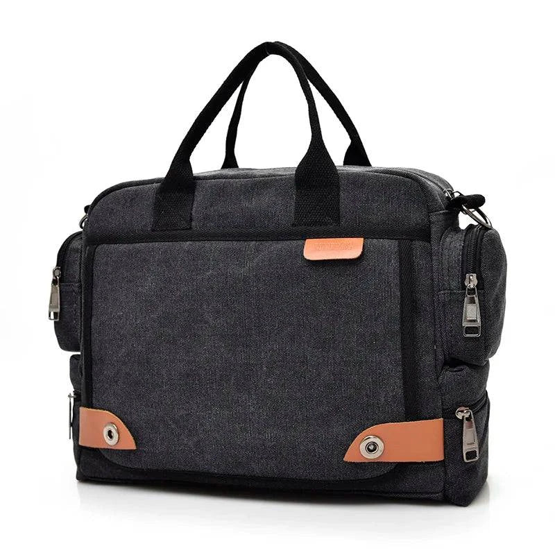 Brand Men Crossbody Bags Male Canvas Shoulder Bags Boy Messenger Bags Man Handbags for Travel Business Briefcase Large Satchel - Property & Safety Tradings