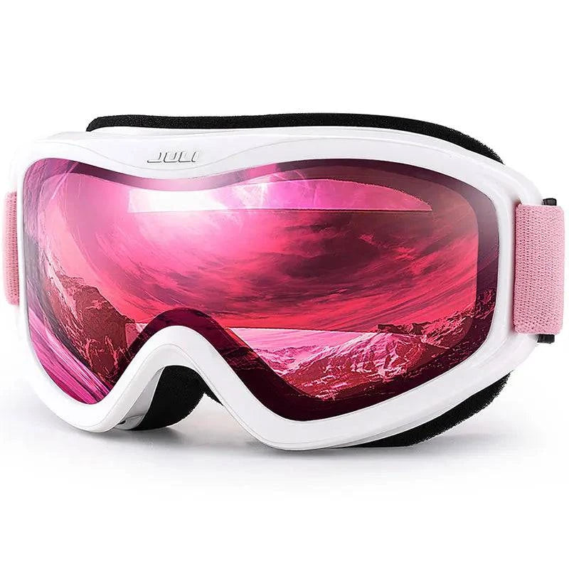 MAXJULI Brand Professional Ski Goggles Double Layers Lens Anti-fog UV400 Ski Glasses Skiing Men Women Snow Goggles - Property & Safety Tradings