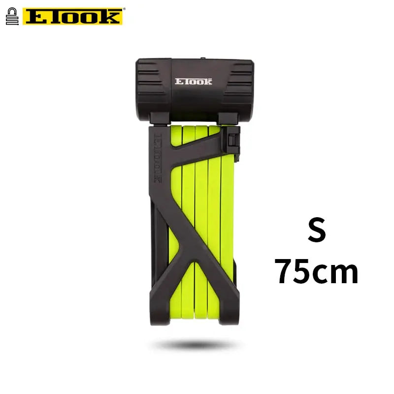 Etook Bike Lock Heavy Duty Anti Theft Folding Lock Lock for E Bike Scooter Motorcycle Professional Strong Lock Bike Accessories - Property & Safety Tradings