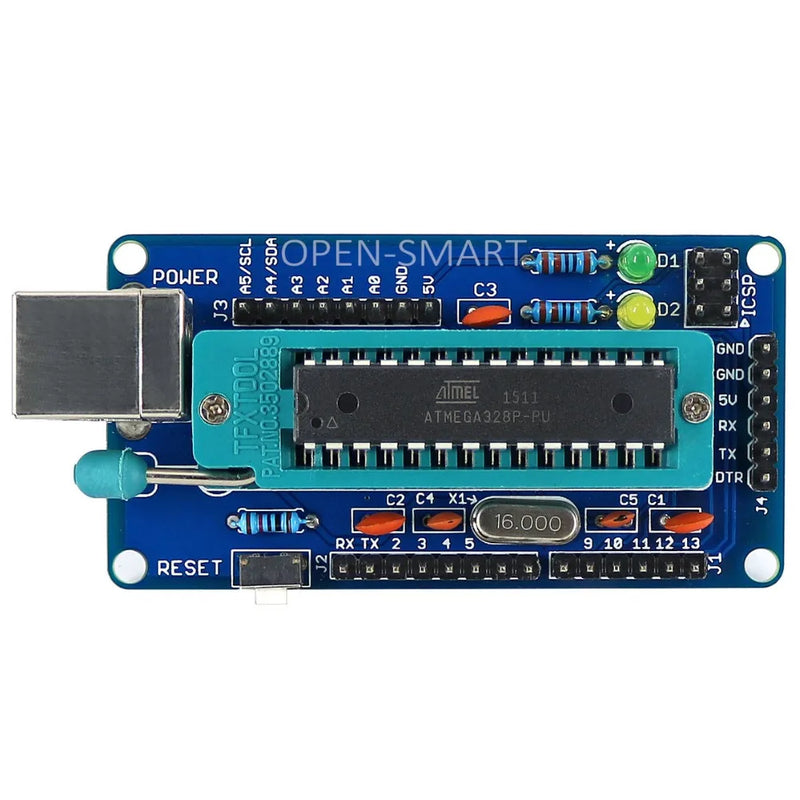 OPEN-SMART R3 DIY Module ATmega328P Programmer Development Board Built in Bootloader Compatible for Arduino - PST PS Tradings