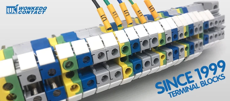 End Bracket Stop For NS35 DIN Rail Terminal Block E/UK E/UK2 EW35 WKF35 249-117 End Clamp For Universal Connector Marker Holder - PST PS Tradings