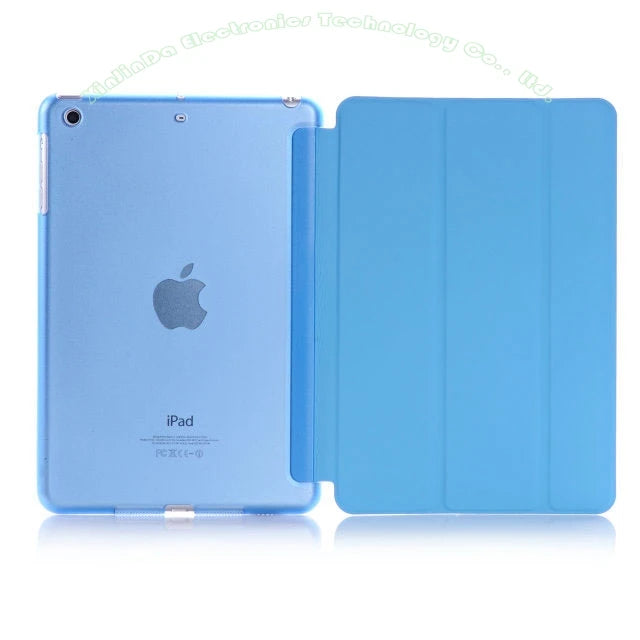 Smart Cover For iPad Mini 1 2 3 4 5 6 7.9 inch Ultra Slim PU Leather Case + PC translucent back case for Apple ipad mini 5 4 3 2 - PST PS Tradings