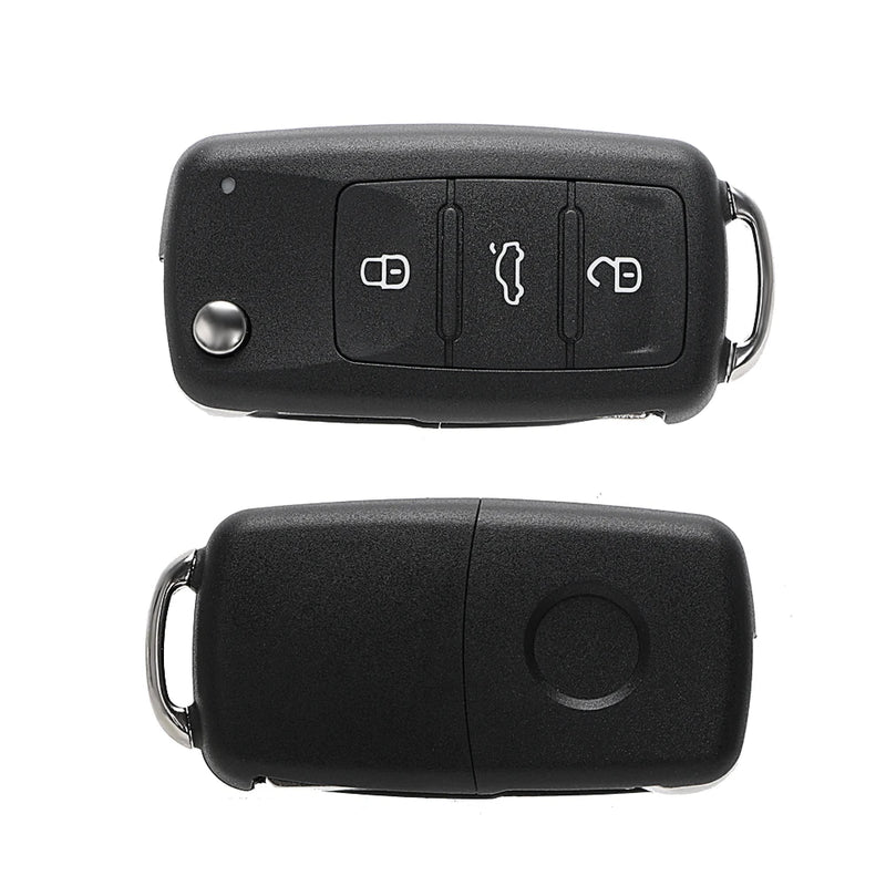 3 Buttons Car Key Shell Remote Flip for Beetle/Caddy/Eos/Golf/Jetta/Polo/Scirocco/Tiguan/Touran/UP For VW Blank Keys Cover Case - PST PS Tradings