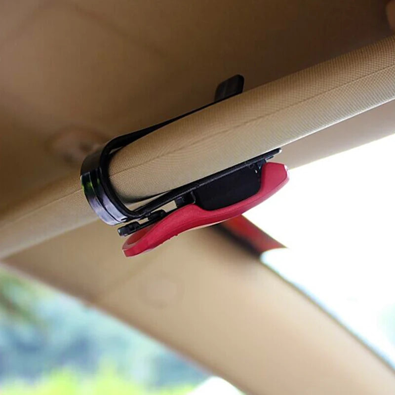 Universal Car Auto Sun Visor Glasses Box Sunglasses Clip Card Ticket Holder Fastener Pen Case Eyeglasses Accessories - PST PS Tradings