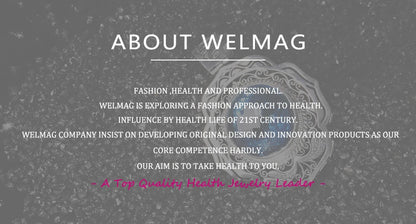 WelMag Modeschmuck Healing FIR Magnetische Armbänder Titan Bio Energie Armband Für Männer Blutdruck Zubehör Armband