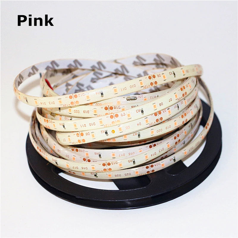 2835 SMD led streifen licht DC12V 5M 300LEDs flexible band band beleuchtung Weiß Warm weiß Rot Grün Blau gelb Rosa RGB