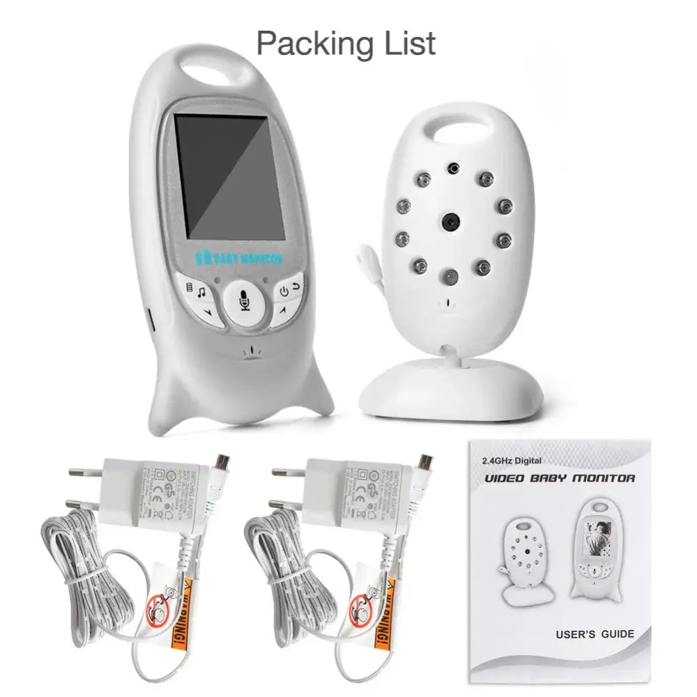 VB601 Video Baby Monitor Wireless 2.0'' LCD Babysitter 2 Way Talk Night Vision Temperature Security Nanny Camera 8 Lullabies - Property & Safety Tradings