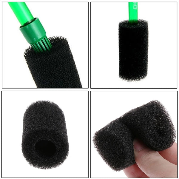 5 Pcs Sponge Aquarium Filter Protect Cover F Fish Tank Inlet Pond Black Foam - PST PS Tradings