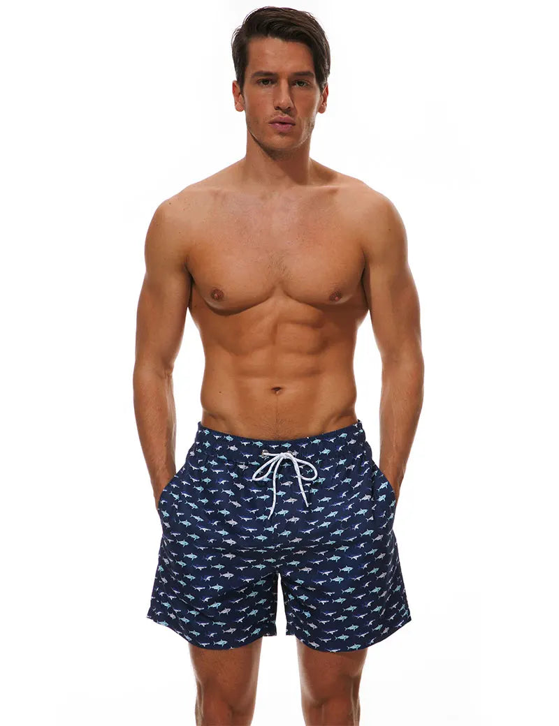 Escatch Quick Dry Summer Mens Siwmwear Beach Board Shorts Briefs For Man Swim Trunks Male Sportswear Beachwear Fitness Plus Size - PST PS Tradings