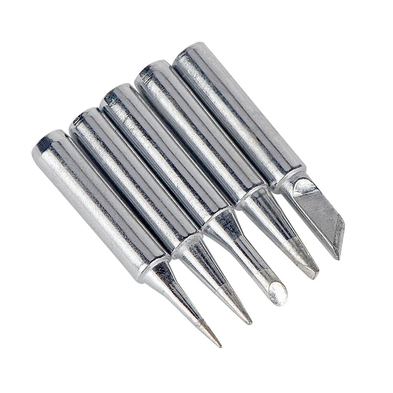 JCD 5pcs New Lead Free Soldering Iron Tips Replacement  For Soldering Repair Station and soldering iron kit