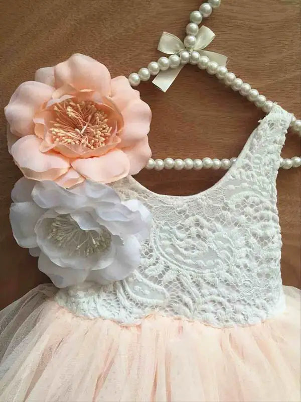 Summer Lace Girls Dress Gauze Kids Princess Dresses for Girl Vest Dress Party Dress Baby Clothes E16900 - PST PS Tradings