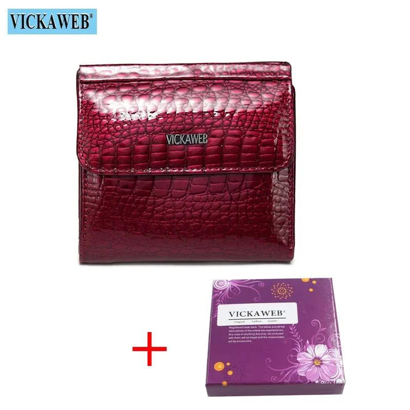 VICKAWEB Mini Wallet Women Genuine Leather Wallets Fashion Alligator Hasp Short Wallet Female Small Woman Wallets And Purses 209 - PST PS Tradings