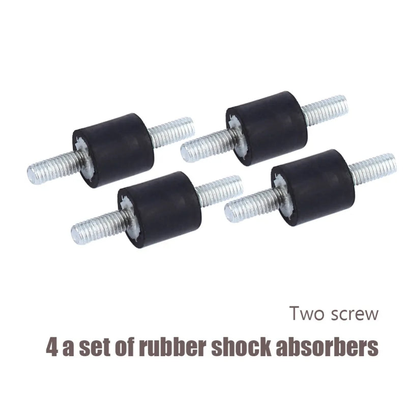 4pcs Double Male Thread Rubber s Anti Vibration Silentblock Boat Car Bobbin  Tools M3 M4 M6 M8