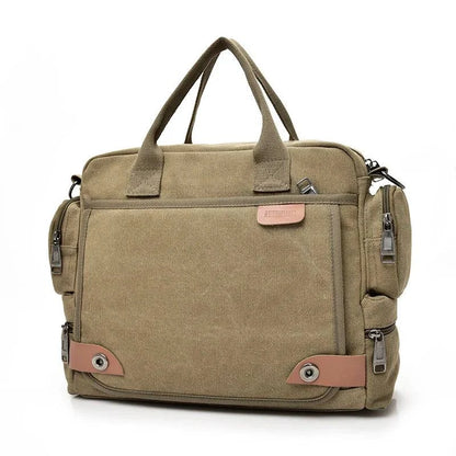 Brand Men Crossbody Bags Male Canvas Shoulder Bags Boy Messenger Bags Man Handbags for Travel Business Briefcase Large Satchel - Property & Safety Tradings