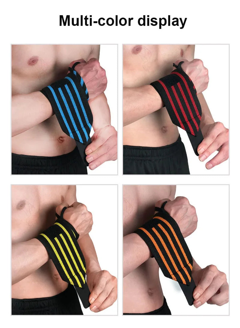 1PCS Weight Lifting Wristband Gym Training Wrist Straps Wraps Sport Safety Wrist Support Wrist Brace Fitness Bandage - PST PS Tradings