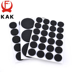 KAK 1-24PCS Self Adhesive Möbel Bein Füße Teppich Filz Pads Anti Slip Matte Stoßstange Dämpfer Für Stuhl tabelle Protector Hardware