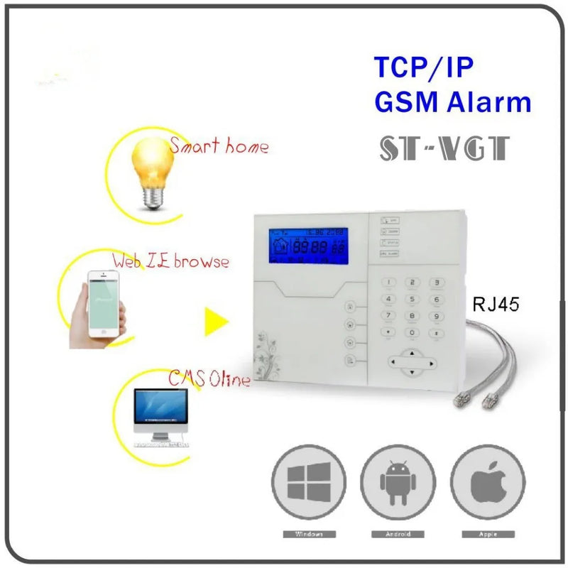 Focus 433Mhz or 868Mhz PB-403R Remote Control Arm Disarm Home Arm SOS 6 Key Function Wireless Alarm Remote Keyfob - PST PS Tradings