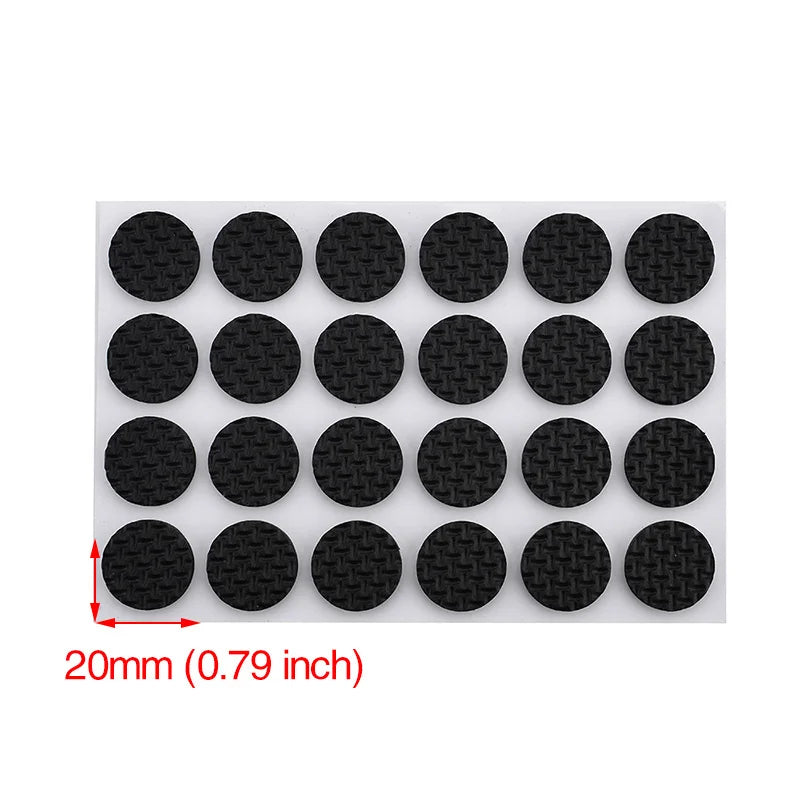 KAK 1-24PCS Self Adhesive Möbel Bein Füße Teppich Filz Pads Anti Slip Matte Stoßstange Dämpfer Für Stuhl tabelle Protector Hardware