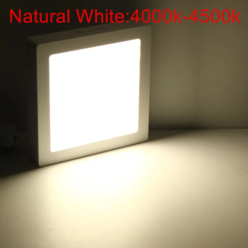 Oberfläche LED Quadratische Decken Licht 9W 15W 25W LED-Panel Licht Unten Licht mit fahrer AC85-265V AC110V/220V LED Innen Licht