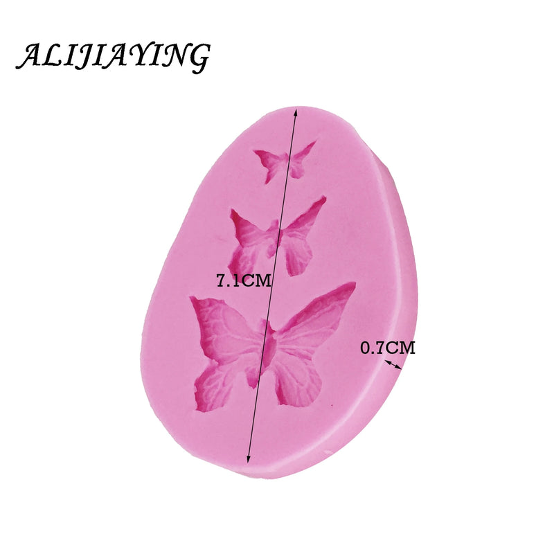 1Pcs Sugarcraft Butterfly Silicone molds fondant mold cake decorating tools chocolate moulds wedding decoration mould D0101 - PST PS Tradings