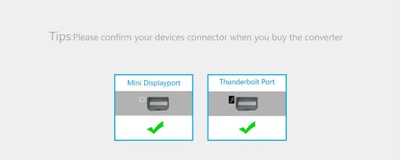 Vention Thunderbolt To HDMI Converter Mini Displayport To HDMI Adapter Cable for Apple MacBook Air Pro iMac Mac Surface Mini DP - Property & Safety Tradings