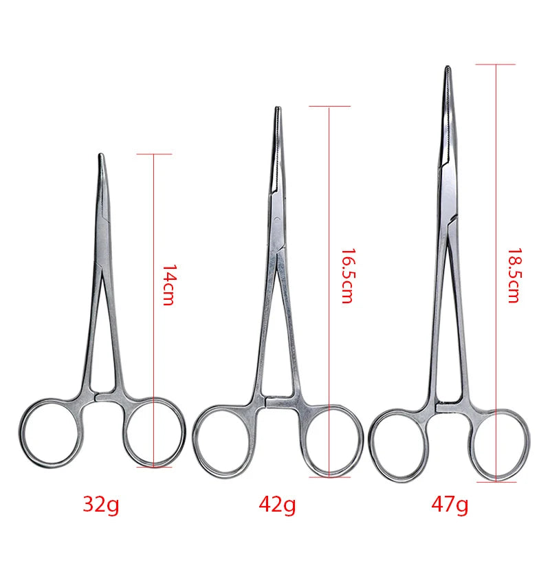 Stainless Steel Hemostatic Clamp Forceps Surgical Forceps Surgical Tool kit Hemostat Locking Clamps Forceps Fishing Pliers hv3n - PST PS Tradings