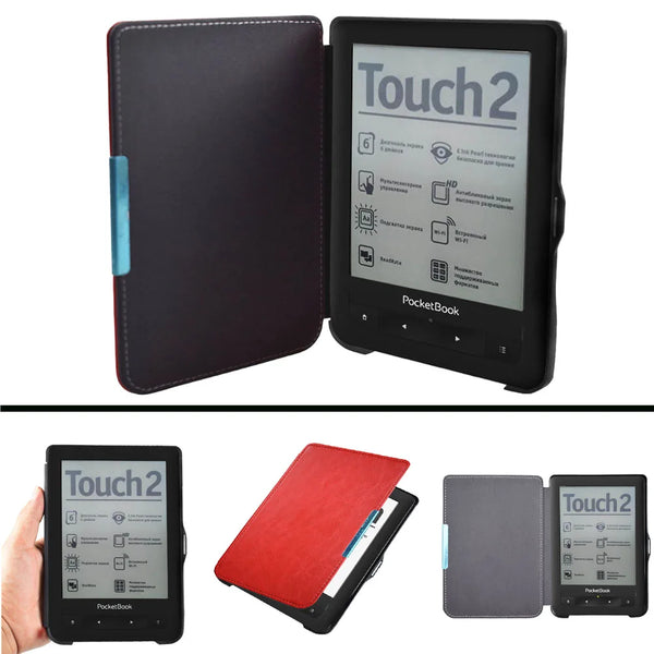 PB 622 623 Advanced чехол из искусственной кожи для Pocketbook 622 623 Touch 1 2 читалка флип-книга крышка магнитный закрытый чехол