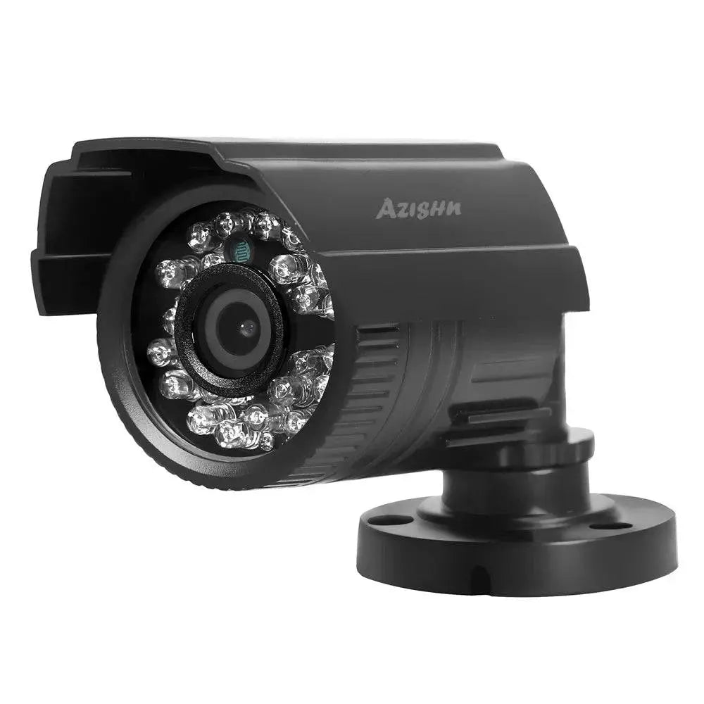 AZISHN CCTV Camera 800TVL/1000TVL  IR Cut Filter 24 Hour Day/Night Vision Video Outdoor Waterproof IR Bullet Surveillance Camera - Property & Safety Tradings