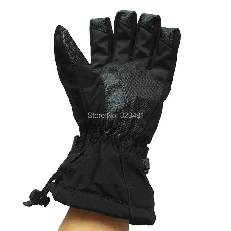 1pair Black Snow Ski Gloves Waterproof -30 Winter Warm Snowboard Gloves Men Women Motocross Windproof Cycling Motorcycle HEAD - PST PS Tradings