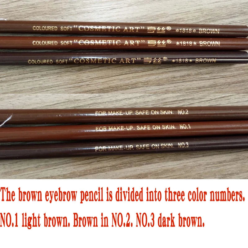 5 Stück Augenbrauen Stift wasserfest Eye brow pencil different colour