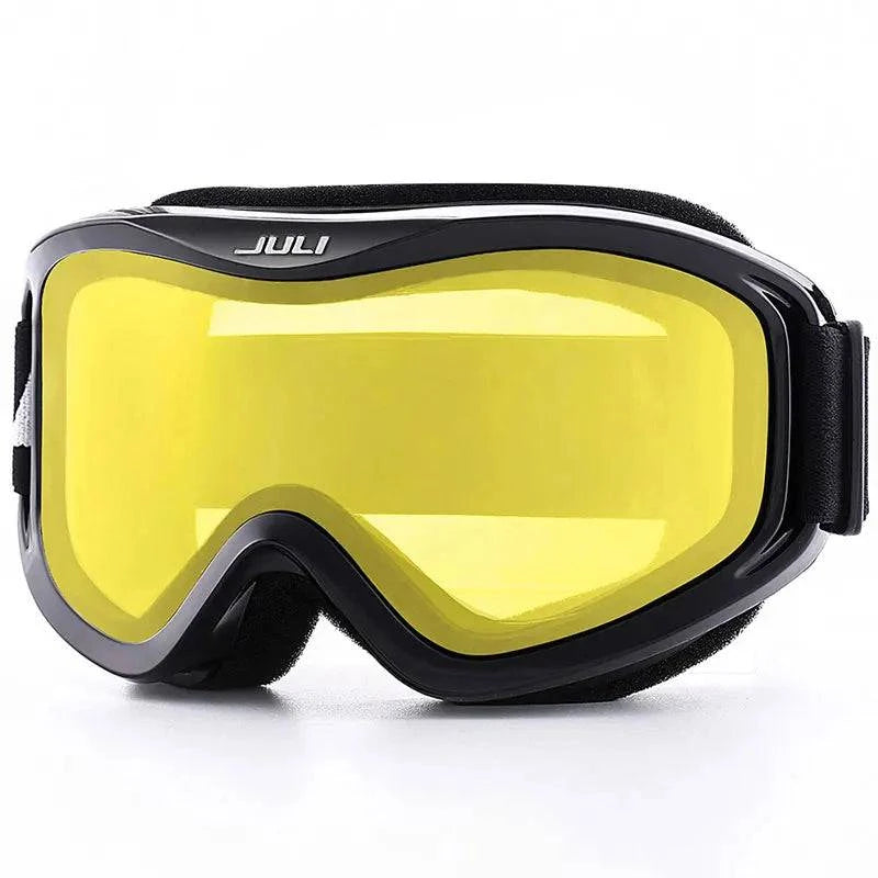 MAXJULI Brand Professional Ski Goggles Double Layers Lens Anti-fog UV400 Ski Glasses Skiing Men Women Snow Goggles - Property & Safety Tradings