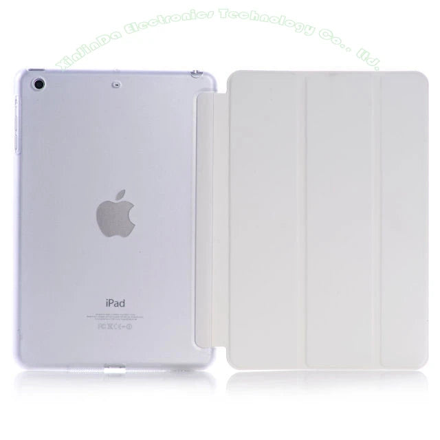 Smart Cover For iPad Mini 1 2 3 4 5 6 7.9 inch Ultra Slim PU Leather Case + PC translucent back case for Apple ipad mini 5 4 3 2 - PST PS Tradings