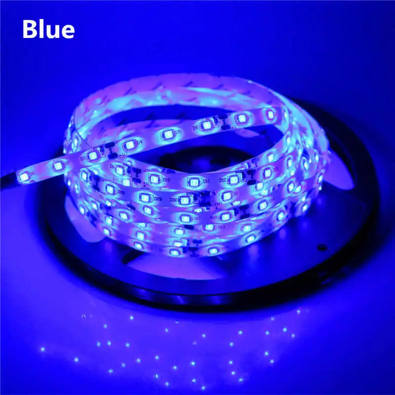 2835 SMD led streifen licht DC12V 5M 300LEDs flexible band band beleuchtung Weiß Warm weiß Rot Grün Blau gelb Rosa RGB