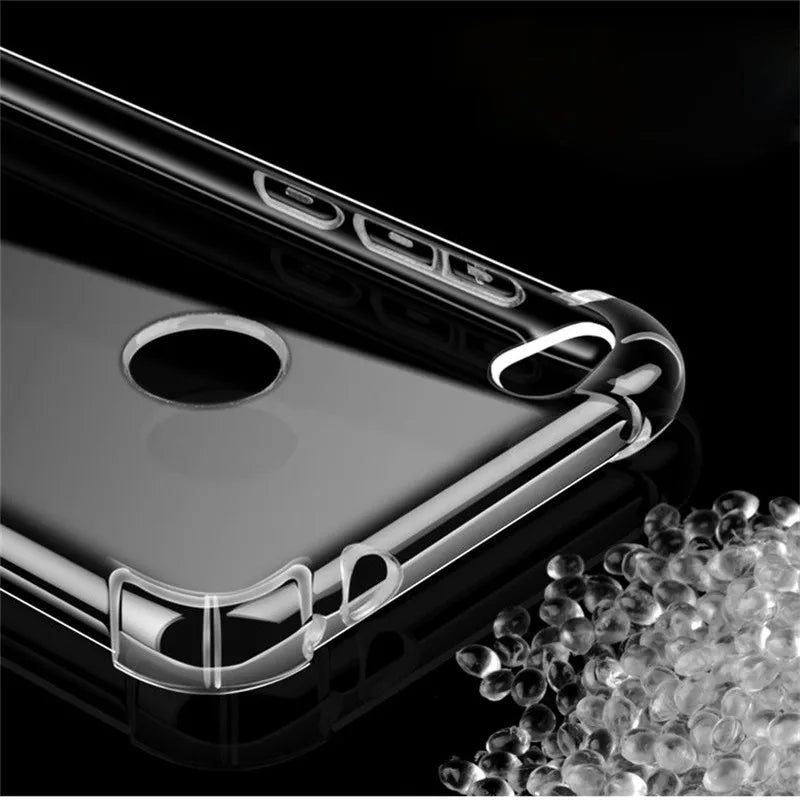 Clear Anti-knock Fundas for Huawei P8 lite 2017 P10 P20 P30 lite P30 Pro Honor 6X 7X 8X 8C 8S 8A 9 10 Mate 10 20 lite Cover case