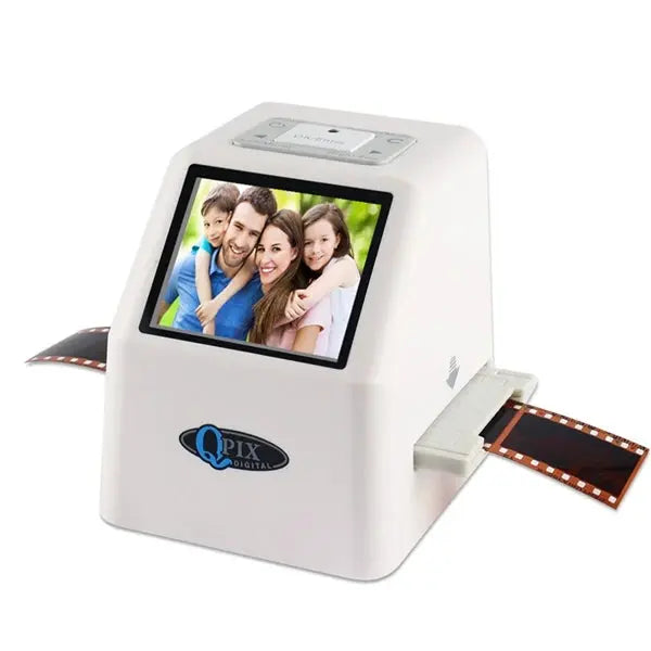 QPIX 22 MP 35mm Portable Film Scanners 135 110 126KPK Super 8 Negative Slide Holder Photo Scanner Film Digital Converter - Property & Safety Tradings