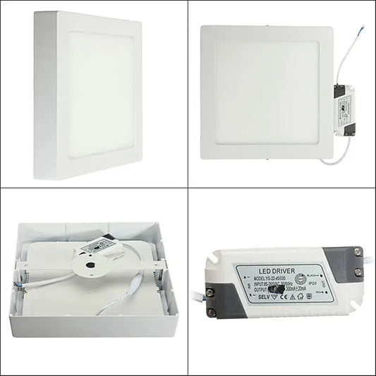 Oberfläche LED Quadratische Decken Licht 9W 15W 25W LED-Panel Licht Unten Licht mit fahrer AC85-265V AC110V/220V LED Innen Licht       PST PS Tradings